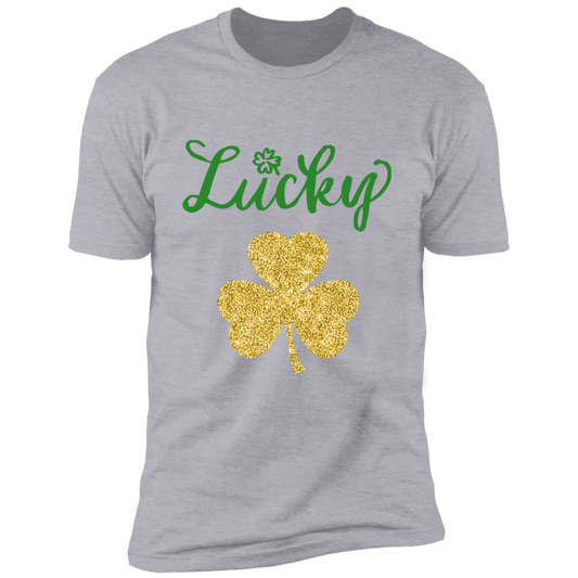 Glitter St. Patrick's Day Premium Short Sleeve T-Shirt