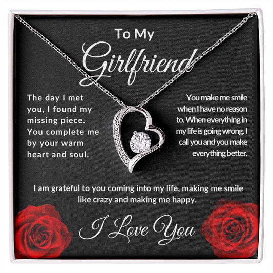 To My Girlfriend - Forever Love Necklace